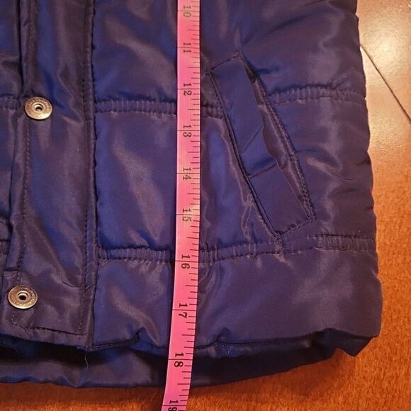 Calvin Klein Designer Puffer Insulated Vest Jacket, Size 5, Navy Blue Unisex - Picture 5 of 8